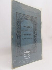Hanka, Váceslav, Počátky posvátného jazyka slovanského, 1846