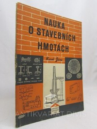 Jána, Karel, Nauka o stavebních hmotách, 1950