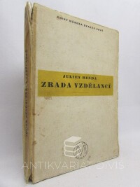 Benda, Julien, Zrada vzdělanců , 1929