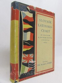 Fürst, Kamil, Slovník latinsko-český (se zřetelem k potřebě žactva středních škol), 1926