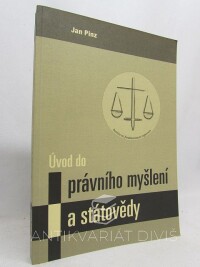Pinz, Jan, Úvod do právního myšlení a státovědy, 2006