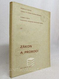 Heller, Jan, Mrázek, Milan, Zákon a proroci, 1984