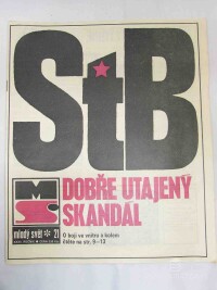 kolektiv, autorů, Mladý svět XXXII/21: Dobře utajený skandál, 1990