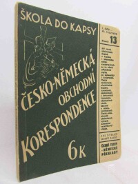 Podzimek, František, Šmíd, Leopold, Česko-německá obchodní korespondence, 0