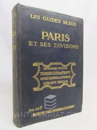 Monmarché, Marcel, Paris et ses Environs, 1924