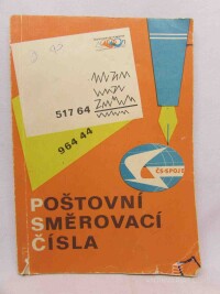 kolektiv, autorů, PSČ: Poštovní směrovací čísla - Seznam dodávacích pošt v ČSSR s poštovními směrovacími čísly, 1973