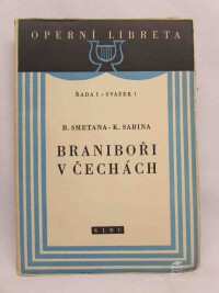 Smetana, Bedřich, Sabina, Karel, Braniboři v Čechách, 1953