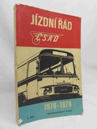 kolektiv, autorů, Jízdní řád ČSAD 1978-1979: Severočeský kraj, 1978