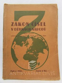 Hemelík, Fr., Zákon čísel v dějinách národů: Studie poměrů vzhledem k nejvážnějšímu období světových dějin 1932-33 - 1938 , 1932