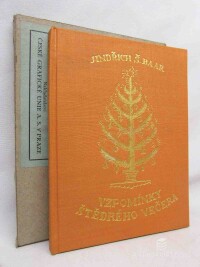 Baar, Jindřich Š., Vzpomínky Štědrého večera, 1928