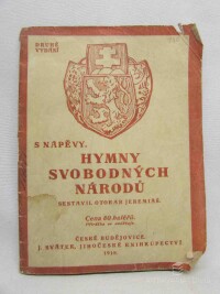 Jeremiáš, Otokar, S nápěvy. - Hymny svobodných národů, 1918