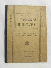 Menšík, Jan, Literární rukověť k čítance pro šestou třídu českých středních škol, 1928