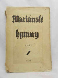 Fuchs, Alfred, Mariánské hymny I. díl, 1925