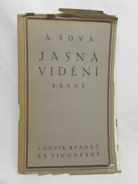 Sova, Antonín, Jasná vidění, básně, 1922
