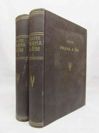 Svátek, Josef, Praha a Řím I-II, 1924