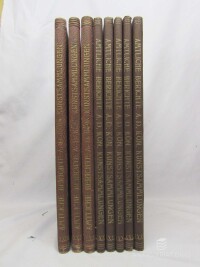 kolektiv, autorů, Amtliche Berichte aus den Königlichen Kunstsammlungen; Montalich Erscheinendes Beiblattzum Jahrbuch der kgl. Preuszischen Kunstsammlungen XXIX.- XXXV. (8 svazků), 1907