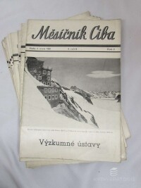 kolektiv, autorů, Měsíčník Ciba, ročník 6., čísla 2-11, 1939