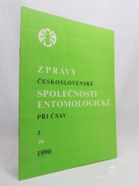 kolektiv, autorů, Zprávy Československé společnosti entomologické 26/3, 1990