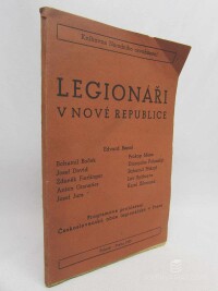 kolektiv, autorů, Legionáři v nové republice: Manifestační projev Československé obce legionářské, 1945