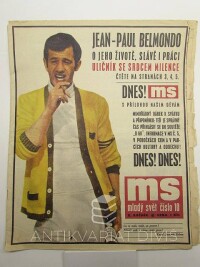 kolektiv, autorů, Mladý svět ročník X. číslo 10: Jean-Paul Belmondo, 1968