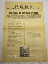 kolektiv, autorů, Večerní Rudé právo číslo 4., Presidentova cesta Prahou, 1945