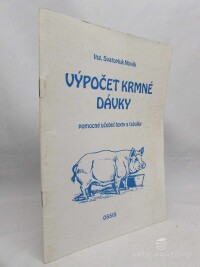 Novák, Svatopluk, Výpočet krmné dávky, 1998