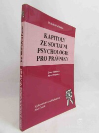 Miňhová, Jana, Prunner, Pavel, Kapitoly ze sociální psychologie pro právníky, 2000