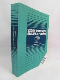 Holub, Milan, Vzory právních smluv a podání ve věcech občanskoprávních, pracovněprávních, obchodních, rodinných, stavebněprávních, 1993