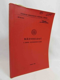kolektiv, autorů, Názvosloví z oboru topografické služby, 1988