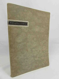 kolektiv, autorů, Bibliofilie v tiskárně, 1930