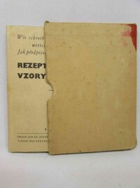 kolektiv, autorů, Jak předpisovati léky hospodárně? Vzory receptů / Wie schreibt die Arzneien wirtschaftlich vor? Rezeptmustern, 1942