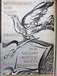anonym, , Mezinárodní rok knihy - Unesco - rok dalšího rozvoje služeb knihoven, 0