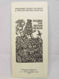kolektiv, autorů, Moderní české exlibris a příležitostná grafika, 1988