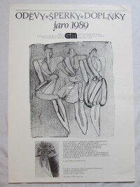 kolektiv, autorů, Oděvy*Šperky*Doplňky jaro 1989, Galerie na Můstku, 1989