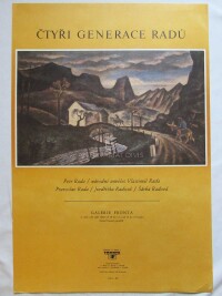 Rada, Vlastimil, Rada, Pravoslav, Rada, Petr, Radová, Jindřiška, Radová, Šárka, Čtyři generace Radů, Galerie Fronta, 1980