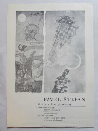 Štefan, Pavel, Ilustrace, kresby, obrazy, Žižkovské divadlo, 1982