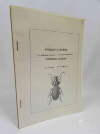 Ptáčník, Michal, Pterostichinae (Carabidae, Coleoptera) Střední Evropy, 1992