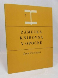 Vacinová, Jana, Zámecká knihovna v Opočně, 1971