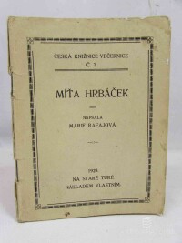 Rafajová, Marie, Míťa Hrbáček, 1929