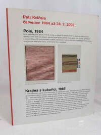 kolektiv, autorů, Petr Kvíčala červenec 1984 až 28. 2. 2006, 2006