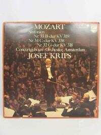 Mozart, Wolfgang Amadeus, Krips, Josef, Sinfonien Nr. 33 B-dur KV 319 / Nr. 34 C-dur KV 338 / Nr. 32 G-dur KV 318, 1977