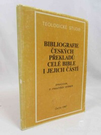 Verner, František, Bibliografie českých překladů celé bible i jejich částí, 1987