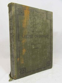 Votoček, Emil, Chemie organická I.: Řada mastná, 1912