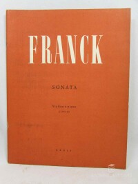 Franck, César, Sonata: Violino e Piano, 1950
