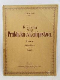 Černý, Karel, Praktická cvičení prstová: Klavír, 1934