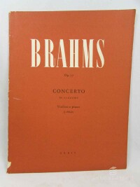 Brahms, Johannes, Concerto: Re Maggiore, Violino e Piano, 1951