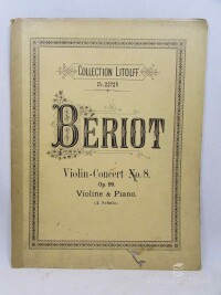 Bériot, de Charles, Violin-Concert No. 8.: Violine & Piano , 0
