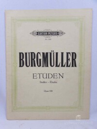 Burgmüller, Fredrich, Etüden für Pianoforte, 0