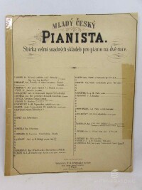 kolektiv, autorů, Mladý český pianista: Sbírka velmi snadných skladeb pro piano na dvě ruce, 0