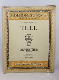 Rossini, Gioacchino, Ouvertüre: Tell, Piano á 4 ms., 0